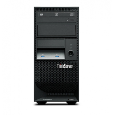 聯(lián)想 TS250塔式服務(wù)器 I3-7100/4G DDR4/4x3.5"盤位/1TB SATA/板載RAID121i 0,1,10,5/250W黃金/DVD